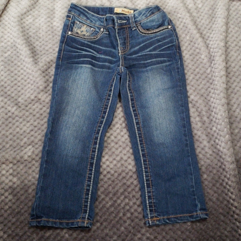 Girls jean capri
